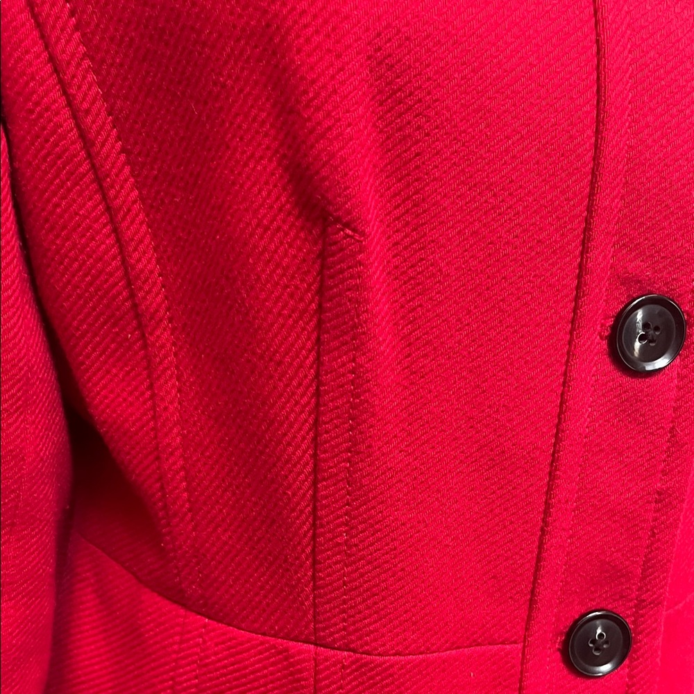 EUC Banana Republic Red Women's Trench Coat (M) - Picture 6 of 14